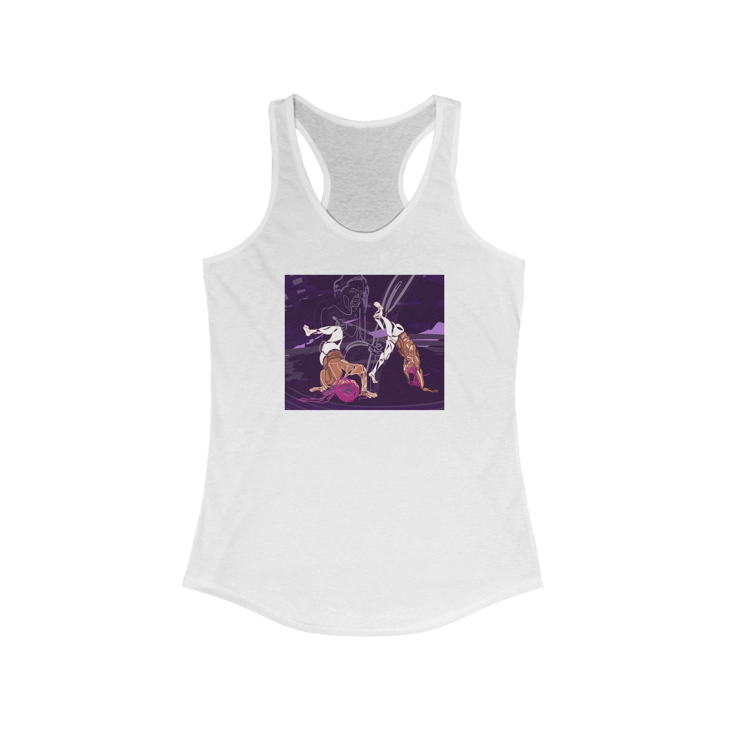 Purple Roda TellCapoeira Women's Ideal Racerback Tank